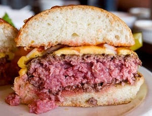 Leave the burger be