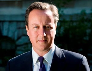 Where is David Cameron?