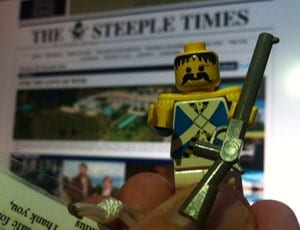 Look out for Lego man