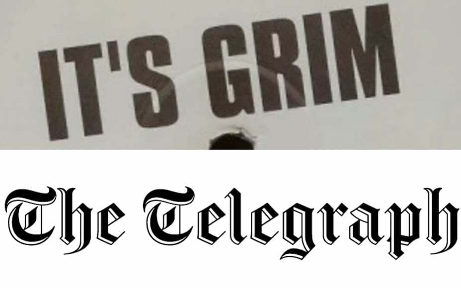 It’s Grim at The Tele