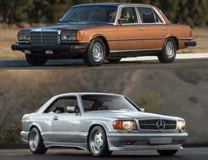 A pair of magnificent Mercedes