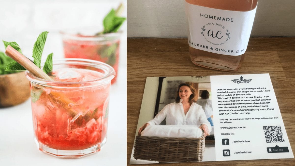 Ask Charlie – Rhubarb & Ginger Gin