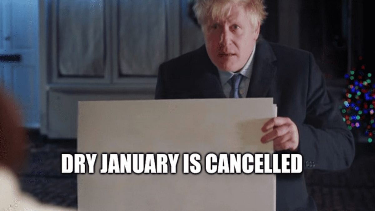 Dry January 2021 CANCELLED