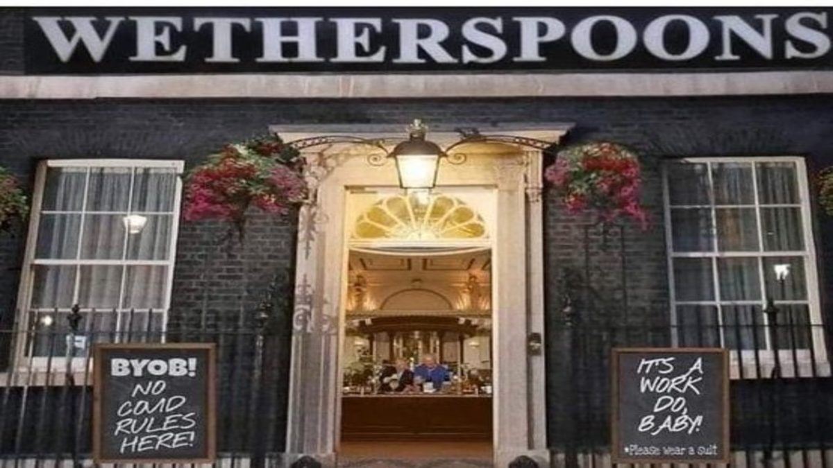 Picture of the Week 2022 – BYOB Veganuary at Wetherspoons