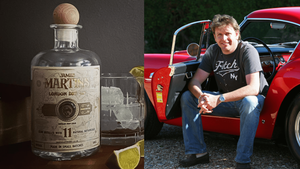 James Martin Motors Into Gin – TV Chef’s 44% Silky Smooth Spirit