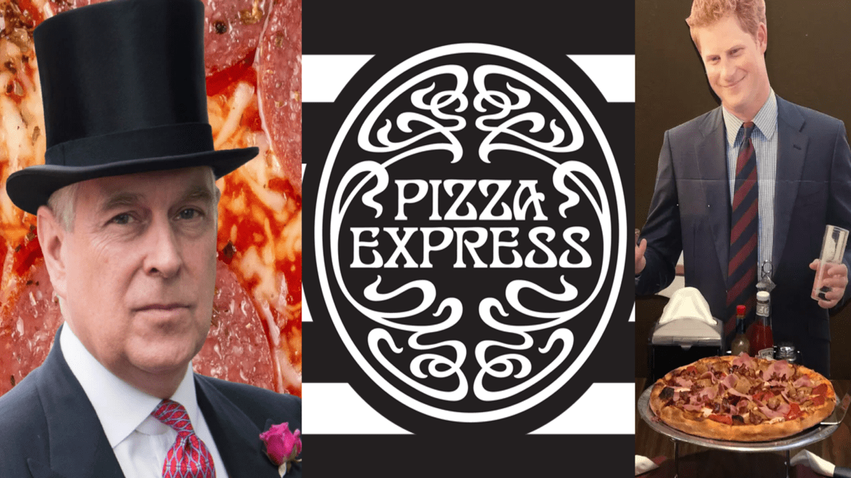 The Pizza Express Princes – Shouldn’t Pizza Express Be Given A Royal Warrant After Being Mentioned In Legal Matters Concerning Both Prince Andrew & Prince Harry?