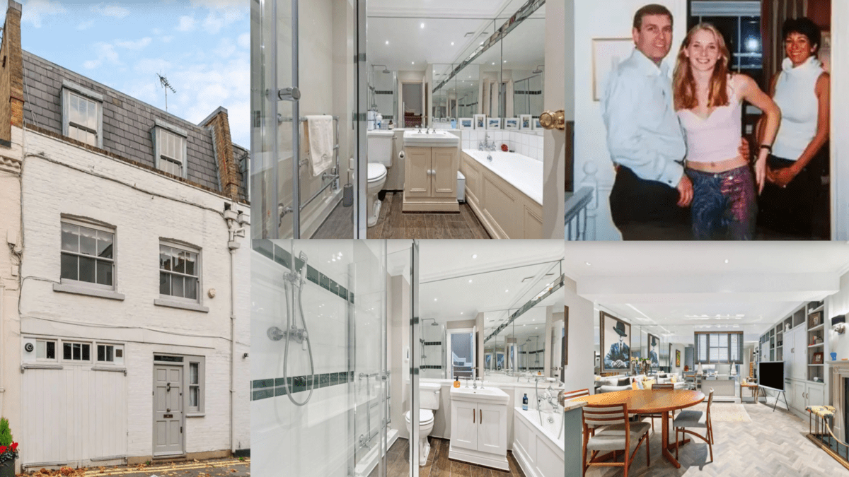 ‘Bathtub Bonk Pad’ Back On Market – Ghislaine Maxwell London Home For Sale (Again) For Bonkers £3.25m Price
